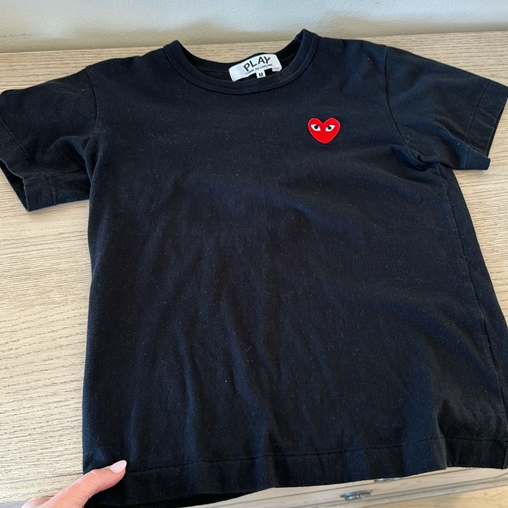 Commes de Garçon black t shirt